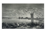 The Monk of the Etangs-Brisses, Illustration for "Legendes Rustiques" by George Sand