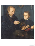 Buy Johann I Neudorfer and His Son, 1561 at AllPosters.com