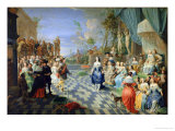 Buy A Ball on the Terrace of a Palace at AllPosters.com