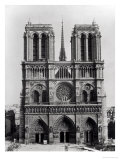 Facade of Notre-Dame, Paris, Late 19th Century