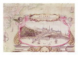 Buy Cartouche of Quebec from "Carte de L'Amerique Septentrionale", 1688 at AllPosters.com