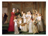 Buy The Arrival of Marie-Louise de Habsbourg-Lorraine in the Gallery of the Chateau de Compiegne at AllPosters.com