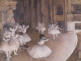 Ballet Rehearsal on the Stage, 1874