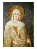 Five Saints, Detail of St. Clare