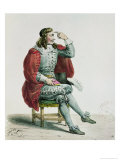 Portrait of Moliere in the Role of Arnolfe from L'Ecole des Femmes at the Comedie Francaise in 1670