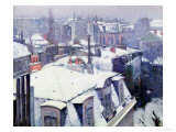 View of Roofs or Roofs Under Snow, 1878