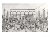 Buy View of the Chemistry Laboratory of Baron Justus Von Liebig at Giessen at AllPosters.com