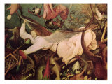 The Fall of the Rebel Angels, Detail of the Angel on the Left Hand Side, 1562