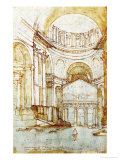 View in New St. Peter's in Rome Giclee Print