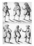 Buy Members of the Tupinambras Tribe Taken to the King of France in Paris to be Baptised, 1613 at AllPosters.com