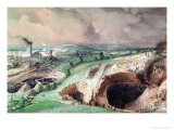 Buy Open-Cast Mines at Blanzy, Saone-Et-Loire, 1857 at AllPosters.com