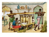 Buy Small Portable Sugar Mill, Illustration from "Voyage Pittoresque et Historique au Bresil", 1835 at AllPosters.com