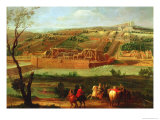Buy View of the Marly Machine and the Aqueduct at Louveciennes, 1722 at AllPosters.com