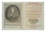 Buy Title Page and Portrait Frontispiece of the Author, from 'Le Parfait Jardinier at AllPosters.com
