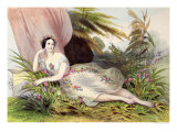 Buy Maria Taglioni in the "Flower Scene", from "Album de L'Opera", Mid 19th Century at AllPosters.com
