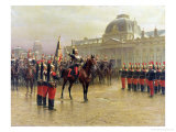Buy Colonel de La Rochetulon Presenting to the Recruits of the 6th Cavalry in January 1887 at AllPosters.com
