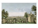 View of Pere-Lachaise Cemetery from the Gothic Chapel