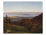 Buy Mont-Blanc Seen from Saint-Cergues, 1869 at AllPosters.com