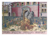 Hanging of Anne Du Bourg Place de Greve, 23rd December 1559