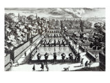 Buy Fishponds at Villa D'Este, Tivoli, from "Le Fontane" by Giovanni Battista Falda, Published by 1689 at AllPosters.com