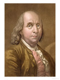Buy Portrait of Benjamin Franklin, from "Le Costume Ancien et Moderne" by Jules Ferrario, circa 1820 at AllPosters.com