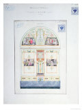 Buy Mural Design for the Hermitage, St. Petersburg, circa 1840 at AllPosters.com