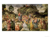 Buy The Sermon on the Mount, from the Sistine Chapel, circa 1481-83 at AllPosters.com