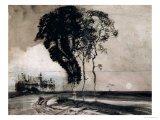 Landscape with Three Trees, 1850