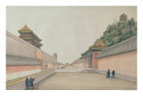 Buy The Imperial Palace in Peking, from a Collection of Chinese Sketches, 1804-06 at AllPosters.com