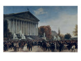 Buy The Palais Du Corps Legislatif after the Last Sitting on 4th September 1870 at AllPosters.com