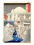 View of Mount Haruna in the Snow, from 
