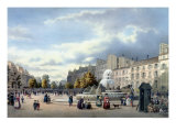 Buy The Fountain of the Boulevard St. Martin, from "Vue de Paris", circa 1840 at AllPosters.com
