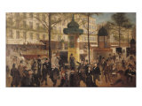 Buy Study for a Panorama of the Boulevard de Montmartre, 1877 at AllPosters.com