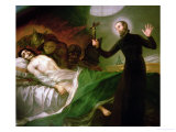 Buy St. Francis Borgia Helping a Dying Impenitent, 1795 at AllPosters.com