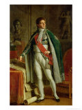 Buy Louis Alexandre Berthier Showing a Map of the Forest of Fontainebleau, 1808 at AllPosters.com
