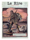 Caricature of a German Soldier, from the Front Cover of