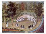 Buy Nuns Meeting in Solitude, from "L'Abbaye de Port-Royal", circa 1710 at AllPosters.com