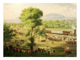Buy Railway in the Valley of Mexico, 1869 at AllPosters.com