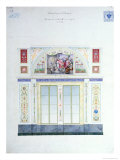 Buy Mural Design for the Hermitage, St. Petersburg, circa 1840 at AllPosters.com