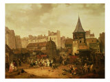Buy Rejoicing at Les Halles to Celebrate the Birth of Dauphin Louis of France 21st January 1781, 1783 at AllPosters.com