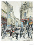 Buy View of the Rue de Croissant in the 11th Arrondissement of Paris, 1893 at AllPosters.com