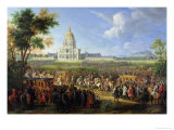 Buy Louis XIV and His Entourage Visiting Les Invalides, 26th August 1706 at AllPosters.com