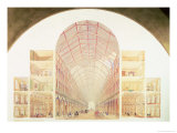 Buy Section Perspective of the Proposed Great Victorian Way, circa 1854 at AllPosters.com
