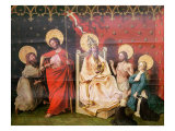 Altarpiece Depicting Christ with St. Thomas and God the Father with Christ