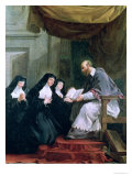 St. Francois de Sales Giving the Rule of the Visitation to St. Jeanne de Chantal