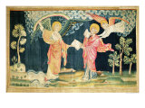 Buy St. John Eating the Book, No. 28 from "The Apocalypse of Angers", 1373-87 at AllPosters.com