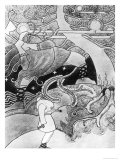 Buy Enormous Oak Tree is Cut Down, Illustration from "Kalevala" Compiled and Edited by Elias Lonnrot at AllPosters.com