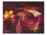 Buy Still Life of Fruit and Musical Instruments at AllPosters.com