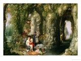 Buy A Fantastic Cave with Odysseus and Calypso at AllPosters.com