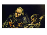 Two Old Men Eating, One of the 